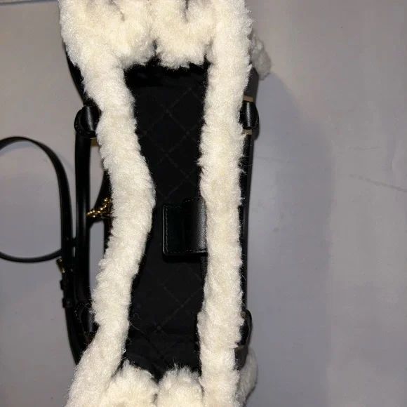 NWOT Michael Kors Hamilton sherling crossbody satchel - Picture 4 of 9